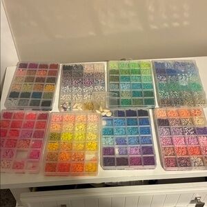 Colorful Bead Organizer Set